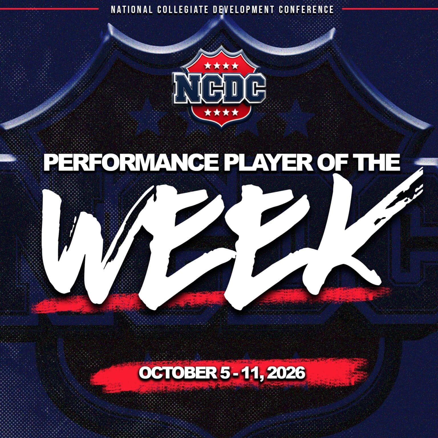 NCDC Performance Payout Player web