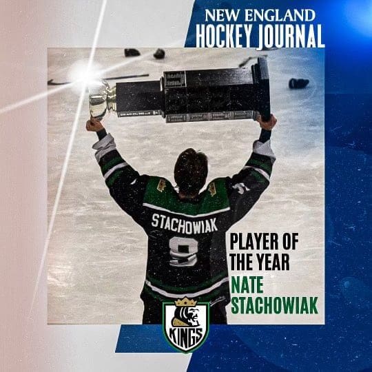 Kings' Stachowiak Wins NE Hockey Journal Award