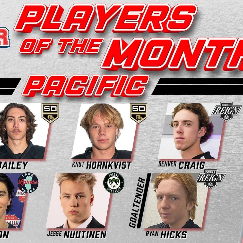 USPHL Premier Pacific Division Players Of The Month: November 2024